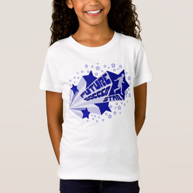 Name & Nummer Print T - Shirt Future Soccer Star (Vorderseite)