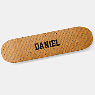 Name oder Anfangsbuchstaben Holzplanen Skateboard 