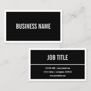 Name oder Firmenname   Fettweiße Grenze Visitenkarte