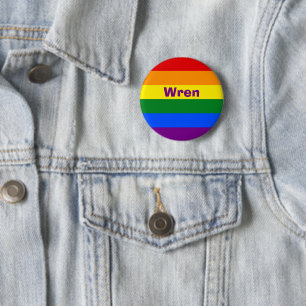 Name oder Monogramm des Rainbow Prilag Button