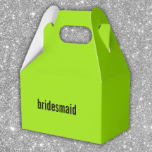 Name oder ROLE Green Girl Summer Bridesmaid Vorsch