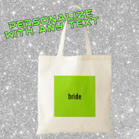 NAME oder ROLLE Green Girl Summer Brautjungfer Vor
