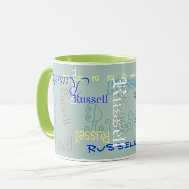 Name Office-Tasse: - Keine Mixups mehr: Tasse (Vorderseite Links)