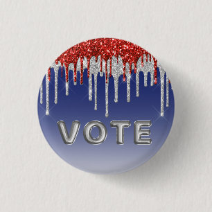 Name:
Patriotisches Rot-Weiß-Glitter-Tropf-Blau-Wa Button