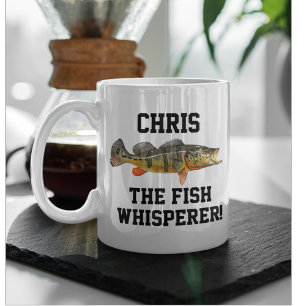 Name Peacock Bass Fish Whispere Fischen Kaffeetasse