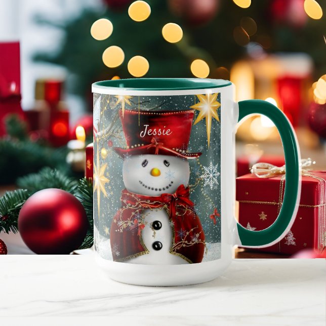 Name Personalisieren Weihnachtsgeschenk Niedlichen Tasse (Von Creator hochgeladen)