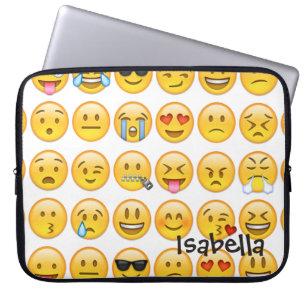 Name Personalisiert Emoji hinzufügen Laptopschutzhülle