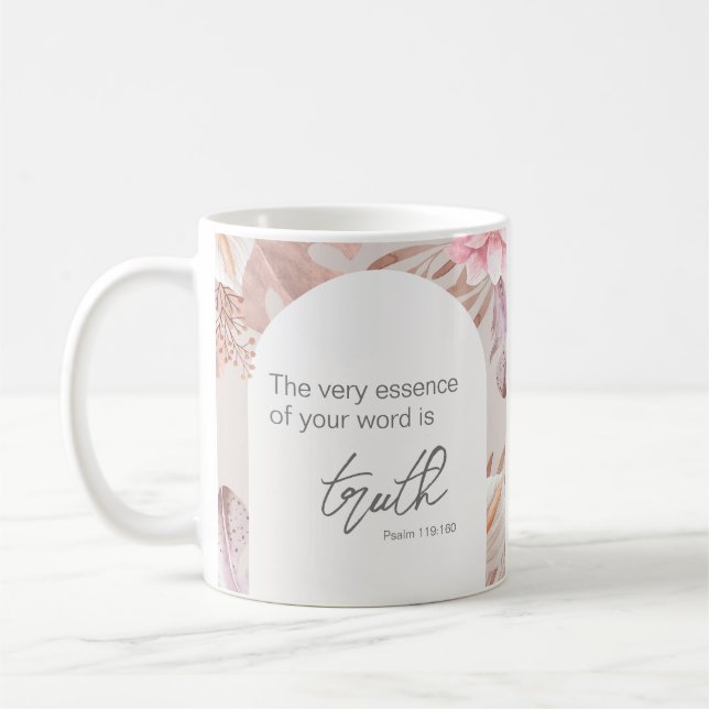 Name Personalisiert JW 2023 Jahr Text Psalm 119:16 Kaffeetasse (Links)