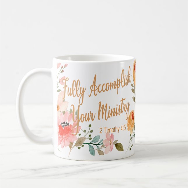 Name Personalisiert JW Pioneer Service School 2023 Kaffeetasse (Links)