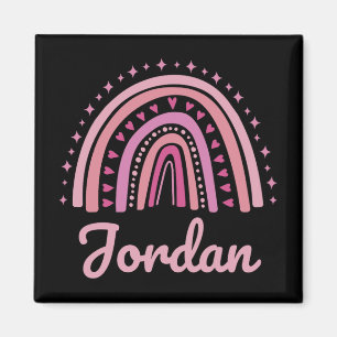 Name Personalisiert Lustig Frauen Rosa Regenbogen  Magnet