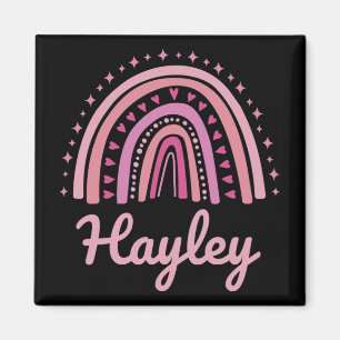 Name Personalisiert Lustig Frauen Rosa Regenbogen Magnet
