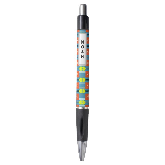 Name Personalisierter Stift | One Owl Artist (Vorderseite Vertikal)