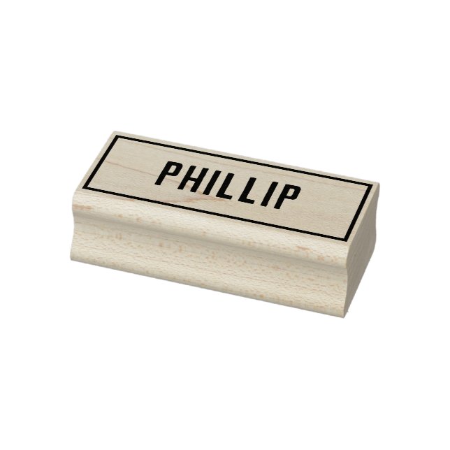 Name Phillip Gummistempel (Stempel)