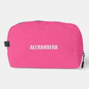 Name Pink Bachelorette Makeup Geschenk Waschbeutel