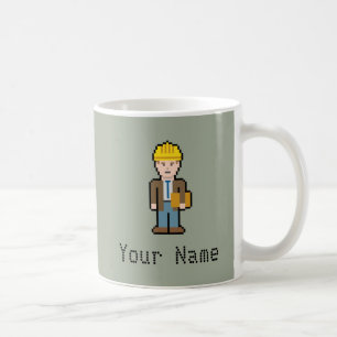 Name-Pixel-Architekt Tasse