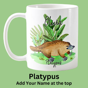 Name Platypus Australian Animal hinzufügen Kaffeetasse