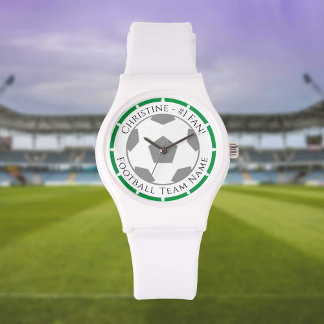 Name plus Name des Football-Teams Überwachung Armbanduhr