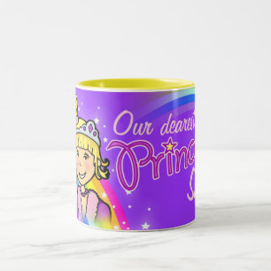 Name Prinzessinnen Regenbogen lila Tasse