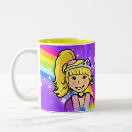Name Prinzessinnen Regenbogen lila Tasse