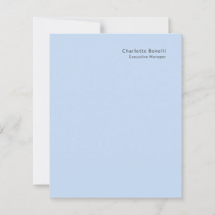 Name Professionell Modern Minimalistisch Blau