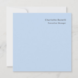 Name Professionell Modern Minimalistisch Blau