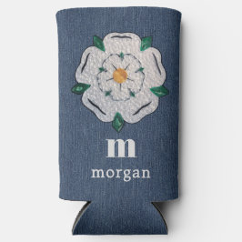 Name, Quill Yorkshire White Rose, Beliebter Slim Selters Dosenkühler