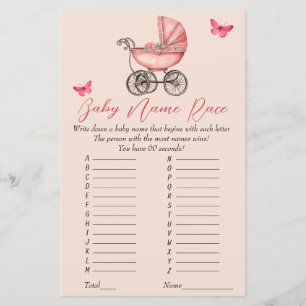 Name Race Baby Carriage Baby Shooting Game