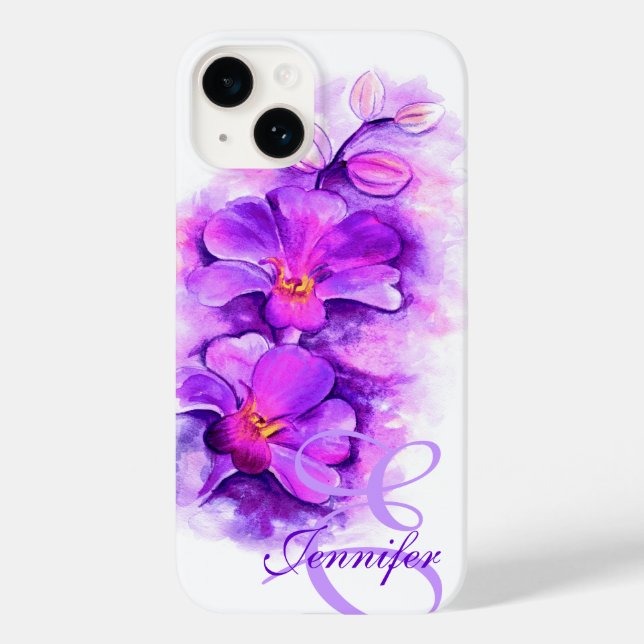 Name Radiant Orchid lila Kunst Florenz Case-Mate iPhone Hülle (Rückseite)