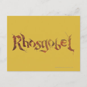 Name Rhosgobel Postkarte