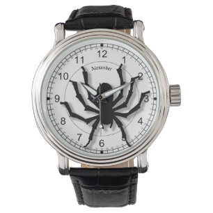 Name: Riesige Halloween Spider Black & White Armbanduhr