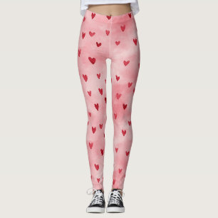 Name Rosa Rote Herzen Leggings