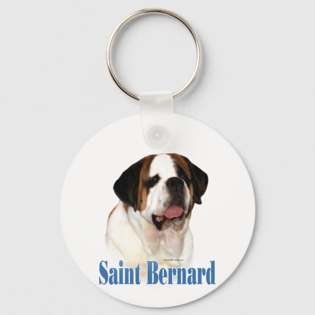Name Saint Bernard Schlüsselanhänger (Vorderseite)