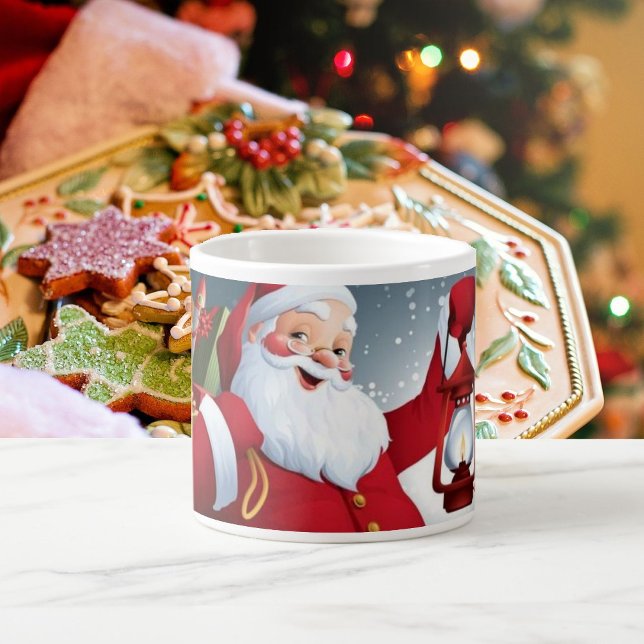 Name Santa mit Spielzeugklassiker KLEINER Cup hinz Espressotasse (Von Creator hochgeladen)