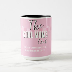 Name Schrift Vintage Rosa Streifen Tasse