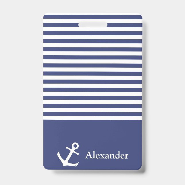 Name-Seeanker-Abzeichen Ausweis (Vorderseite)