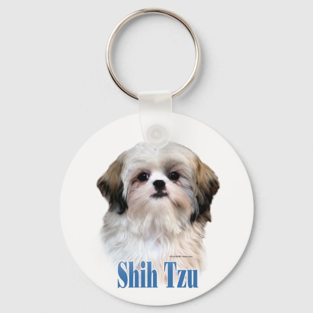 Name Shih Tzu Schlüsselanhänger (Vorderseite)