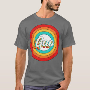 Name Shirt Vintager Gao Circle