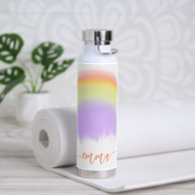 Name Skript farbenfroher Regenbogen personalisiert
