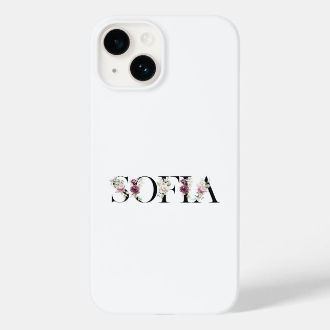 Name Sofia. Case-Mate iPhone Hülle (Rückseite)