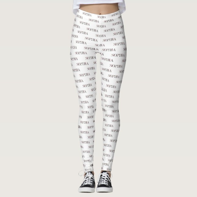 Name Sophia Leggings (Vorderseite)