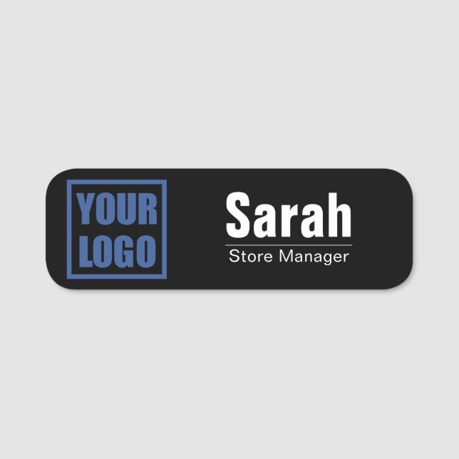 Name-Tag-Abzeichen-Logo-Vorlage Namensschild (Vorderseite)