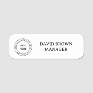 Name-Tag-Logo Mitarbeiter Magnetic Namensschild