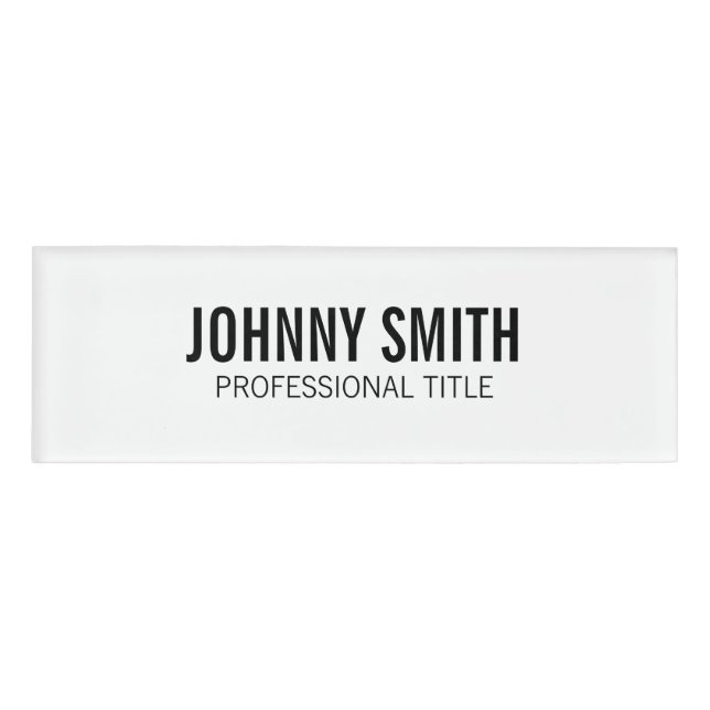 Name-Tag Namenschild (Vorderseite)