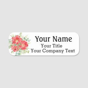 Name Tag Primroses Blume Benutzerdefiniertes Abzei Namensschild