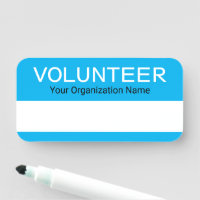 Name-Tag Wiederverwendbare trockene Erase Abzeiche