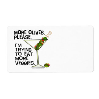 NAME TAGS, ETIKETTEN - Mehr Oliven - Eating Veggie