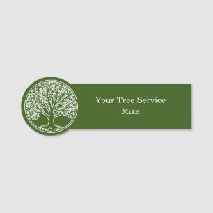 Name-Tags für coole Landscaping- oder Tree-Servic Namensschild