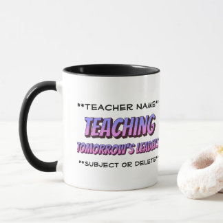 Name Tasse Cartoon Stil | Lehrende