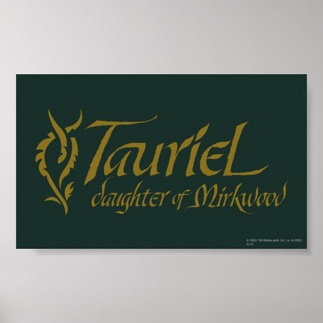 Name TAURIEL™ Poster (Vorne)