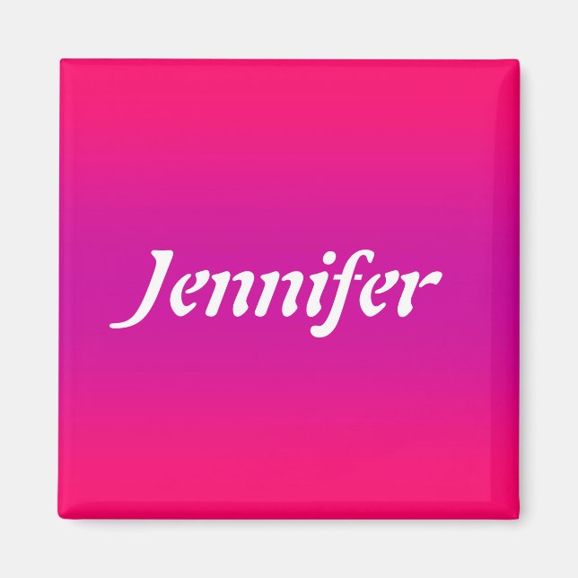 Name Template Magnet (Vorne)